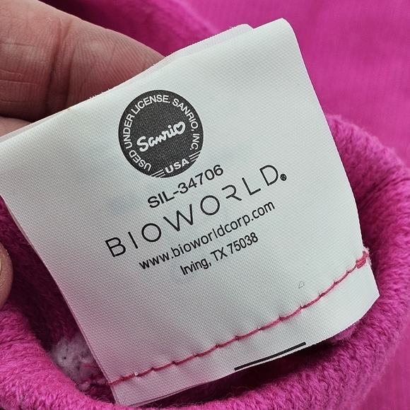 Sanrio My Melody Pink 3D Fingerless Arm Warmer Mittens Gloves - Picture 7 of 8